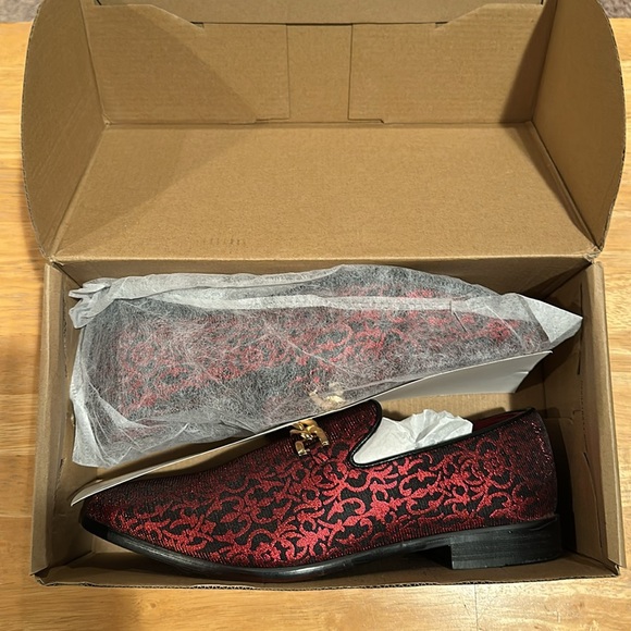 Enzo Romeo Vintage Satin Dress Shoes 10.5 - Picture 6 of 7